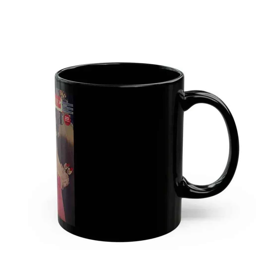 Adele Jergens #277 - Mag. Cover (Vintage Female Icon) Black Coffee Mug - Go Mug Yourself