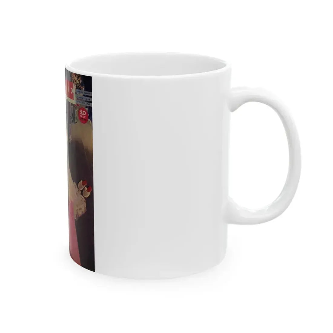 Adele Jergens #277 - Mag. Cover (Vintage Female Icon) White Coffee Mug - Go Mug Yourself