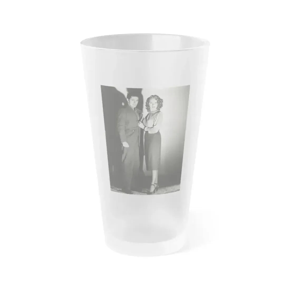 Adele Jergens #278 (Vintage Female Icon) Frosted Pint Glass 16oz 16oz Frosted - Go Mug Yourself