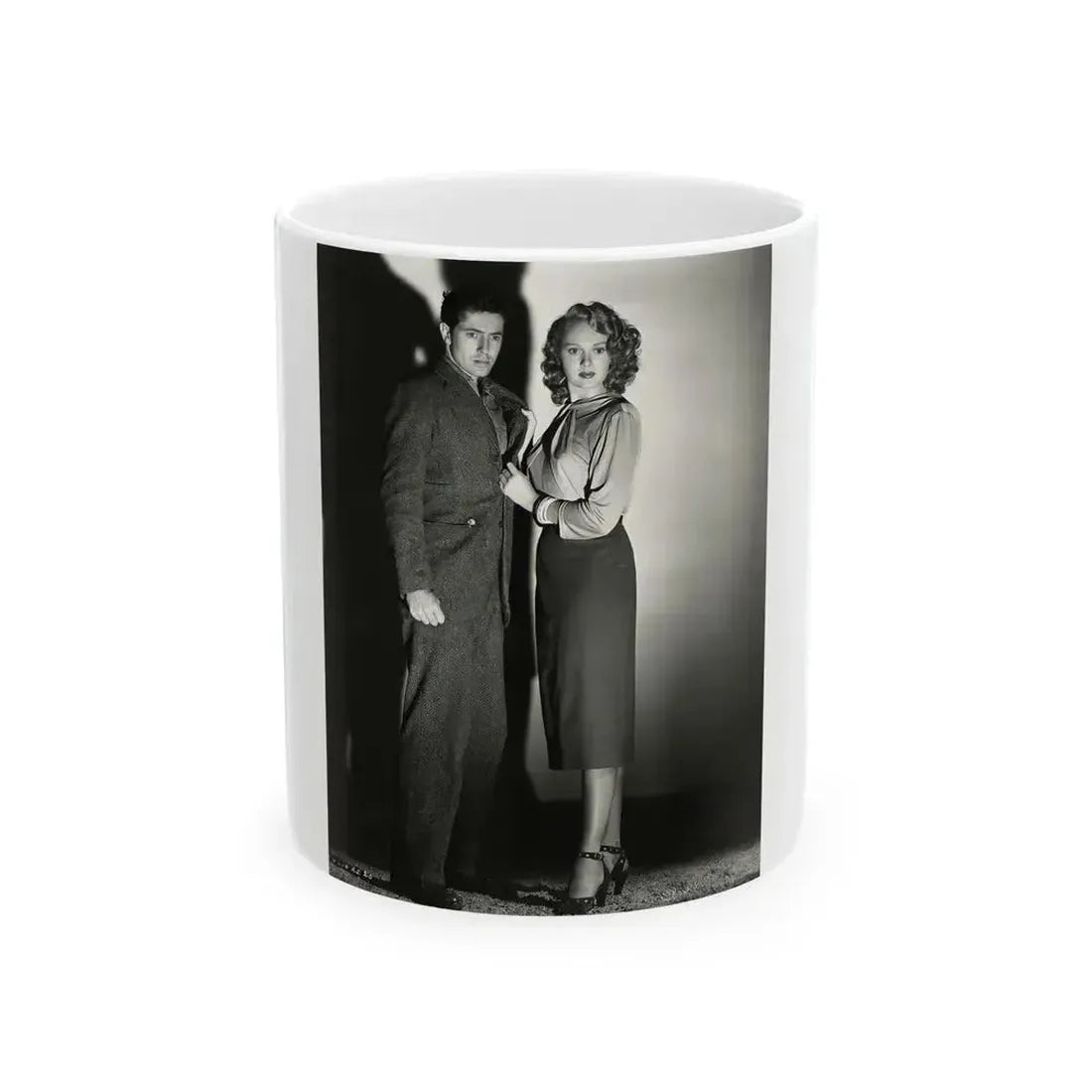Adele Jergens #278 (Vintage Female Icon) White Coffee Mug 11oz - Go Mug Yourself