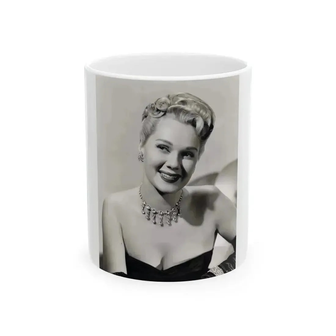 Adele Jergens #279 (Vintage Female Icon) White Coffee Mug 11oz - Go Mug Yourself