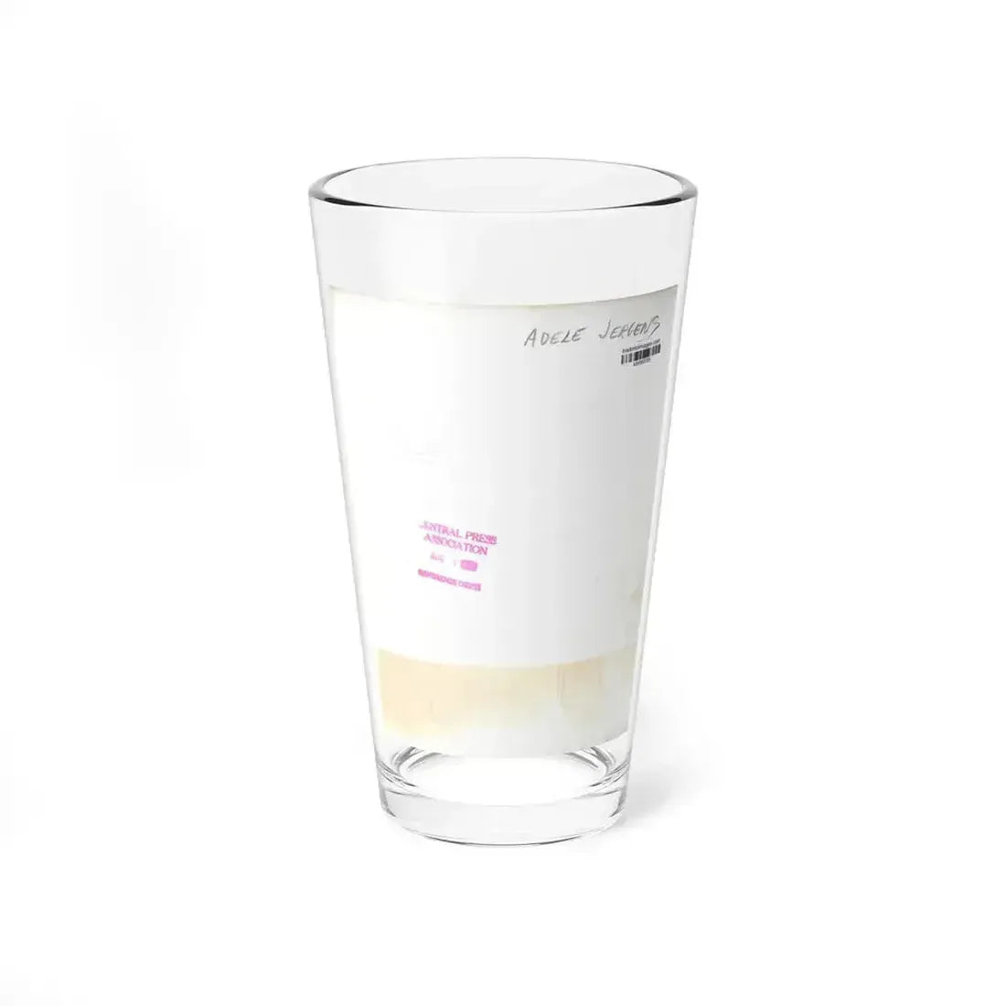 Adele Jergens #282 - 8x10 Vintage B&W Upper Body Glamour Photo from 8-8-50 1 (Vintage Female Icon) Pint Glass 16oz 16oz - Go Mug Yourself