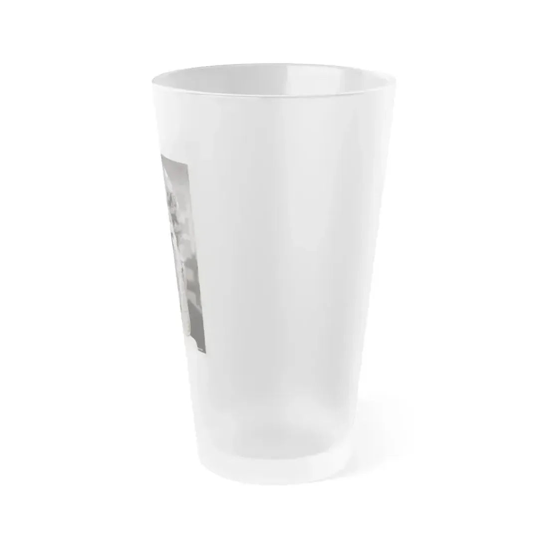Adele Jergens #282 - 8x10 Vintage B&W Upper Body Glamour Photo from 8-8-50 (Vintage Female Icon) Frosted Pint Glass 16oz - Go Mug Yourself