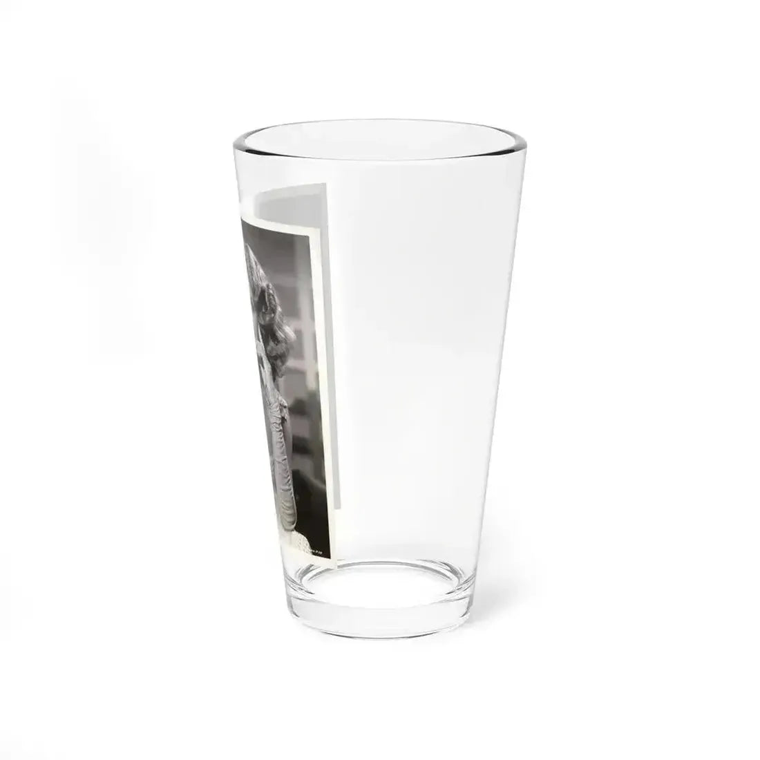 Adele Jergens #282 - 8x10 Vintage B&W Upper Body Glamour Photo from 8-8-50 (Vintage Female Icon) Pint Glass 16oz - Go Mug Yourself