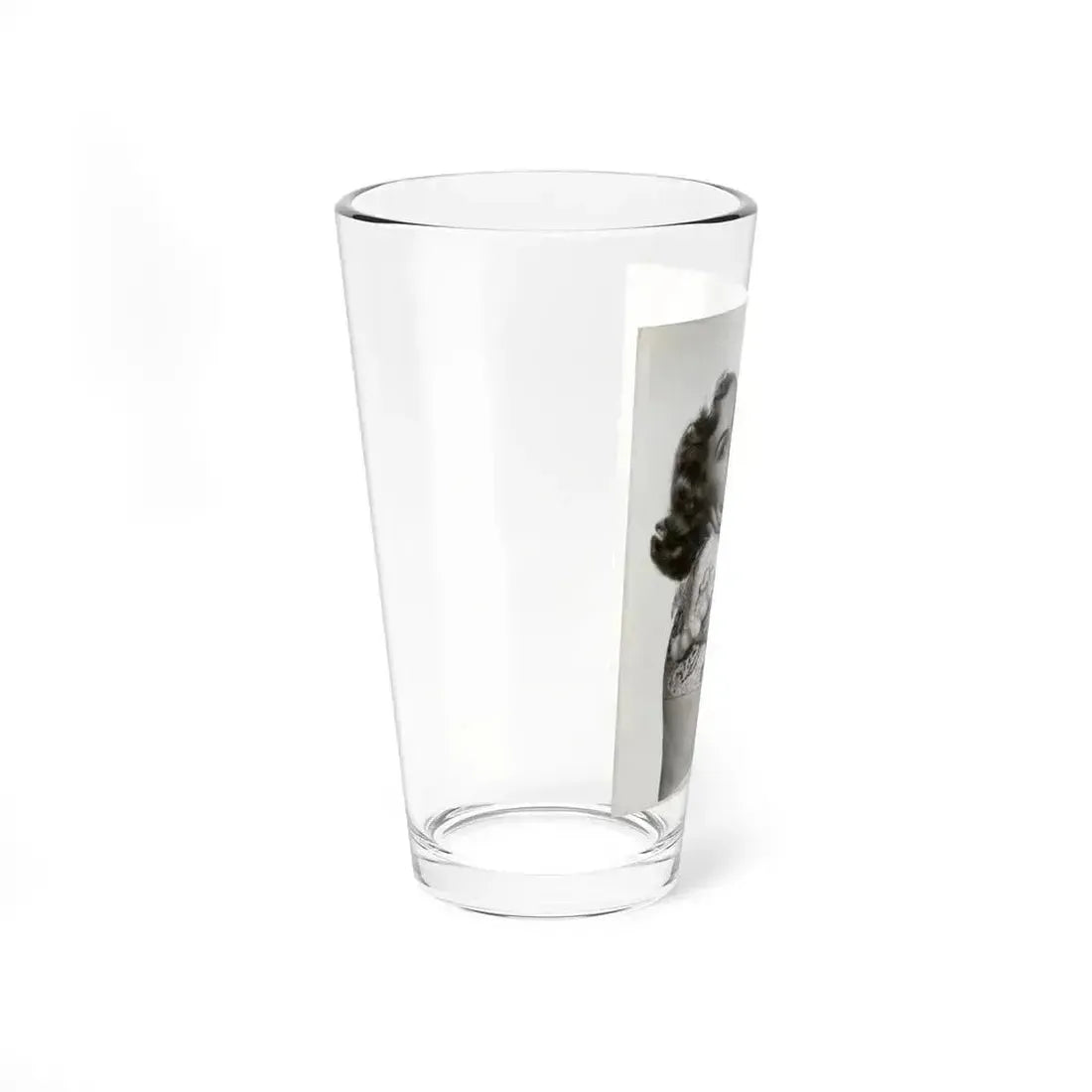 Adele Jergens #285 - 8x10 Vinatge B&W Waist to Head Glamour Photo Showgirl to Chorus Girl from 7-10-38 (Vintage Female Icon) Pint Glass 16oz - Go Mug Yourself