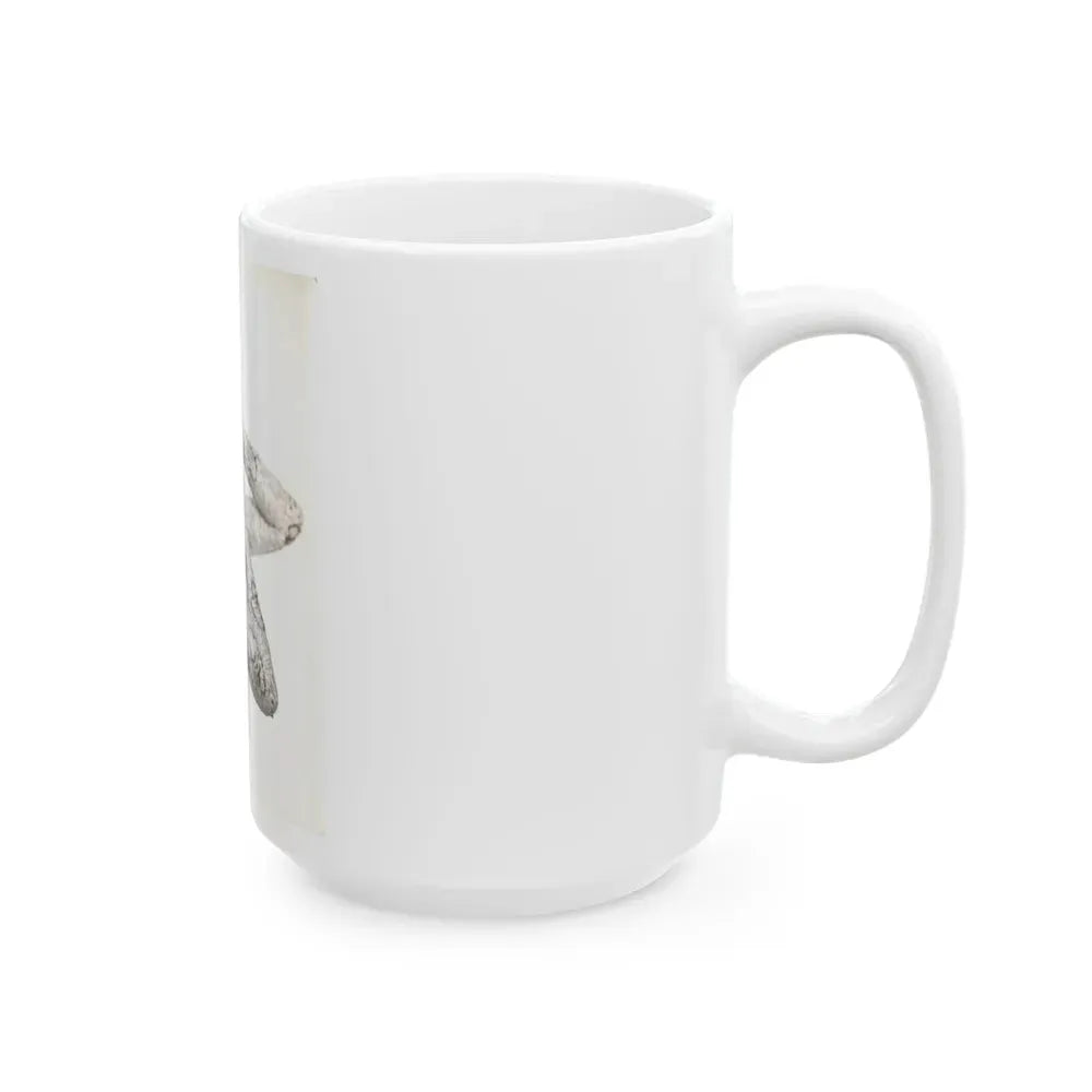 Adele Jergens #285 - 8x10 Vinatge B&W Waist to Head Glamour Photo Showgirl to Chorus Girl from 7-10-38 (Vintage Female Icon) White Coffee Mug - Go Mug Yourself