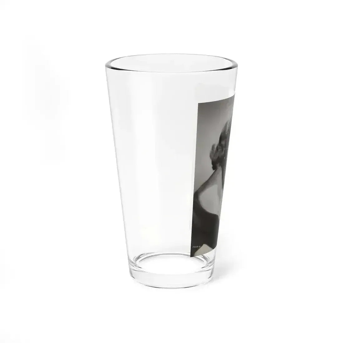 Adele Jergens #286 - 8x10 Vinatge B&W Shoulder to Head Glamour Portrait Photo from 1952 (Vintage Female Icon) Pint Glass 16oz - Go Mug Yourself