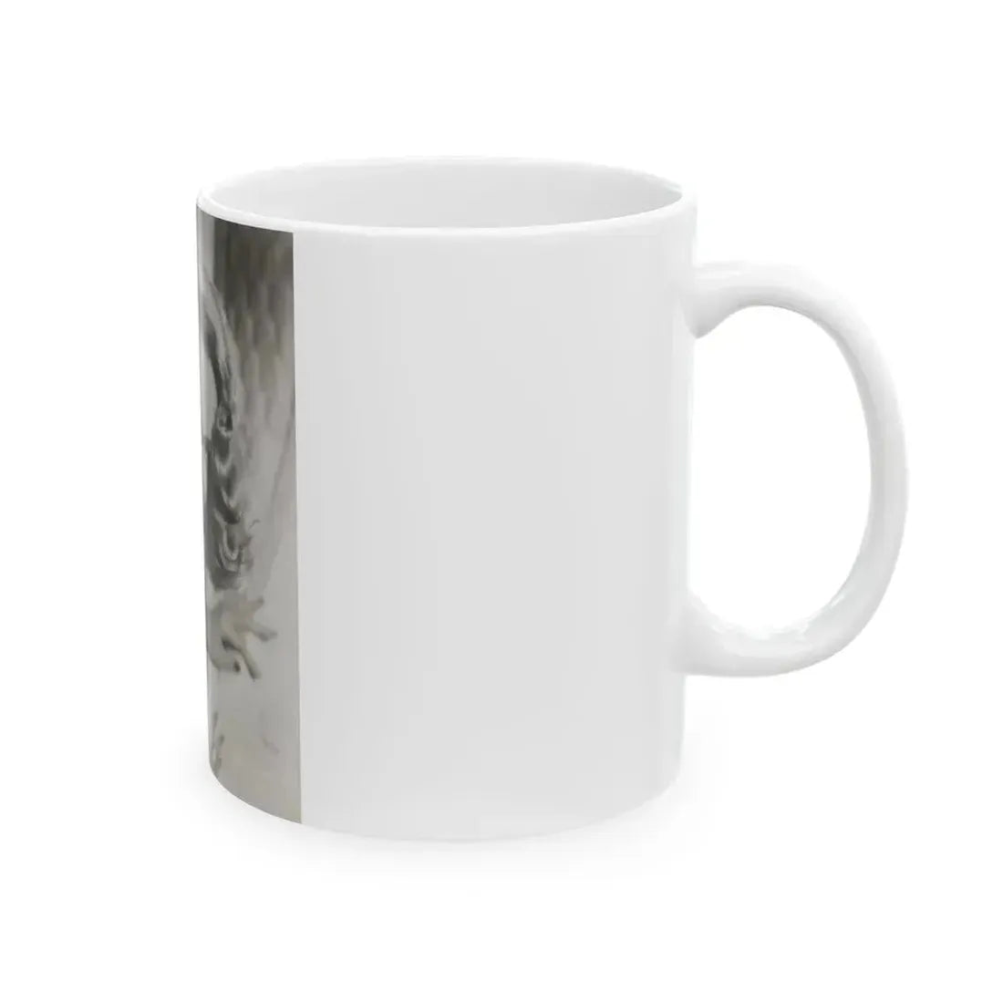 Adele Jergens #286 - 8x10 Vinatge B&W Shoulder to Head Glamour Portrait Photo from 1952 (Vintage Female Icon) White Coffee Mug - Go Mug Yourself