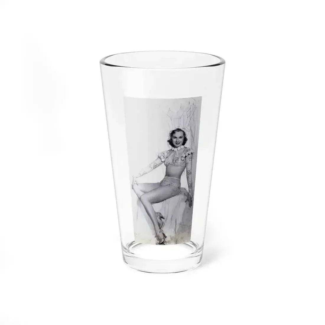 Adele Jergens #33 - Very Early 30's Era Photo (Vintage Female Icon) Pint Glass 16oz 16oz - Go Mug Yourself
