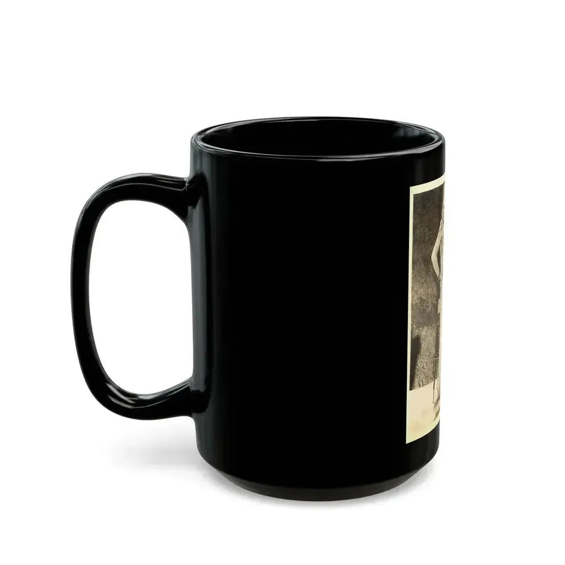 Adele Jergens #42 (Vintage Female Icon) Black Coffee Mug - Go Mug Yourself