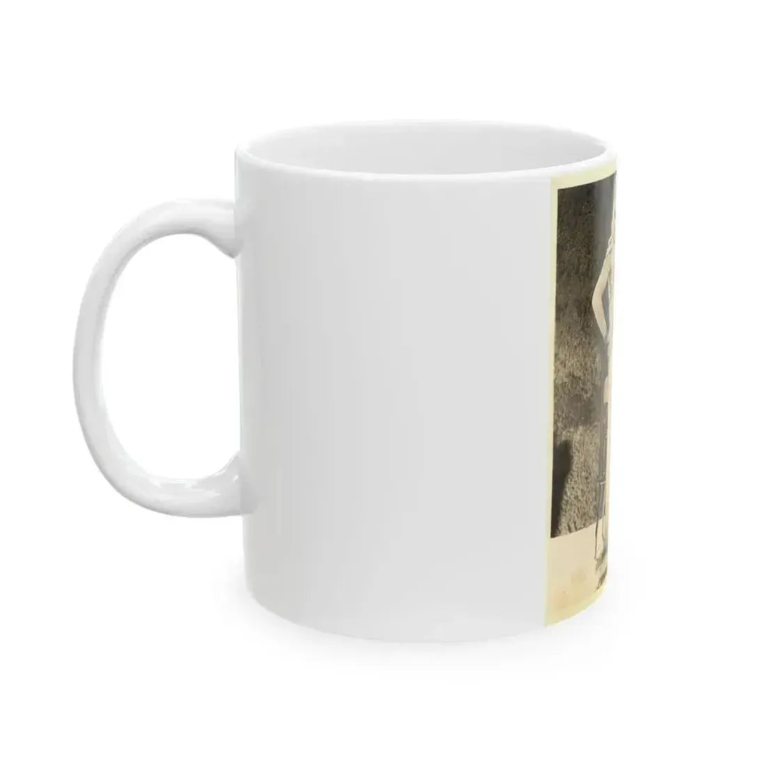 Adele Jergens #42 (Vintage Female Icon) White Coffee Mug - Go Mug Yourself