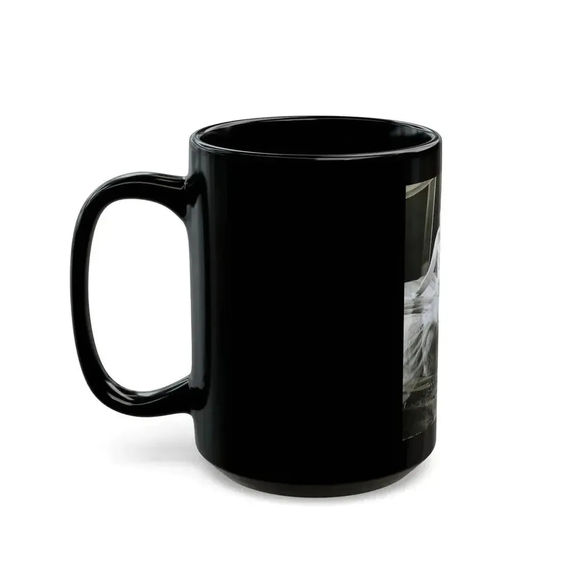 Adele Jergens #47 (Vintage Female Icon) Black Coffee Mug - Go Mug Yourself