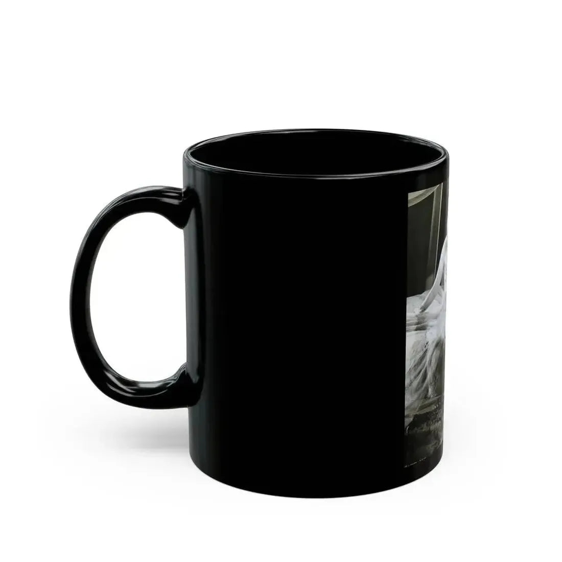 Adele Jergens #47 (Vintage Female Icon) Black Coffee Mug - Go Mug Yourself