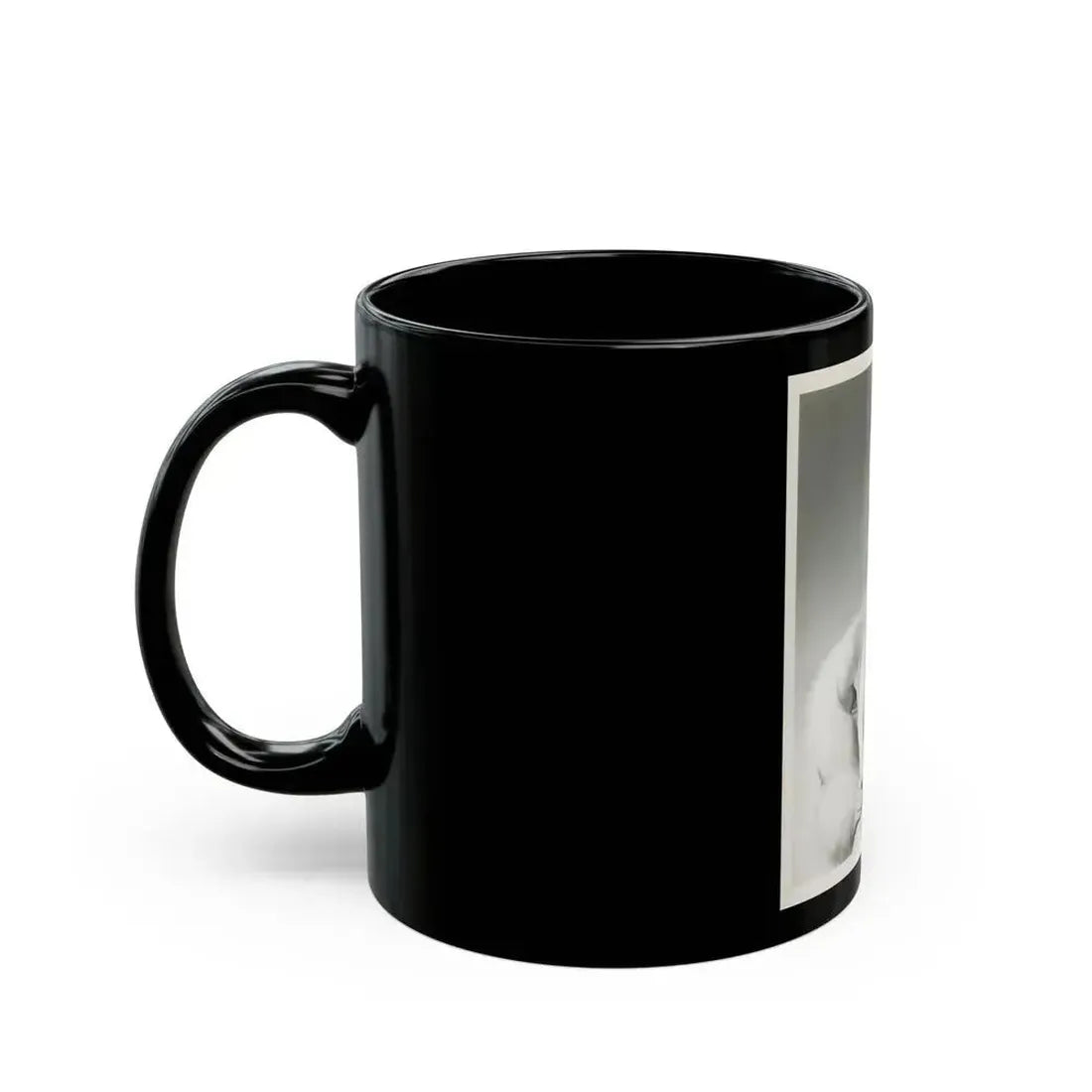 Adele Jergens #49 (Vintage Female Icon) Black Coffee Mug - Go Mug Yourself