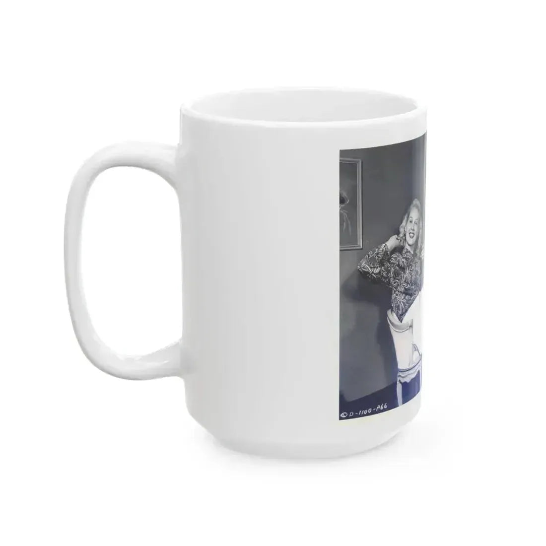 Adele Jergens #50 (Vintage Female Icon) White Coffee Mug - Go Mug Yourself