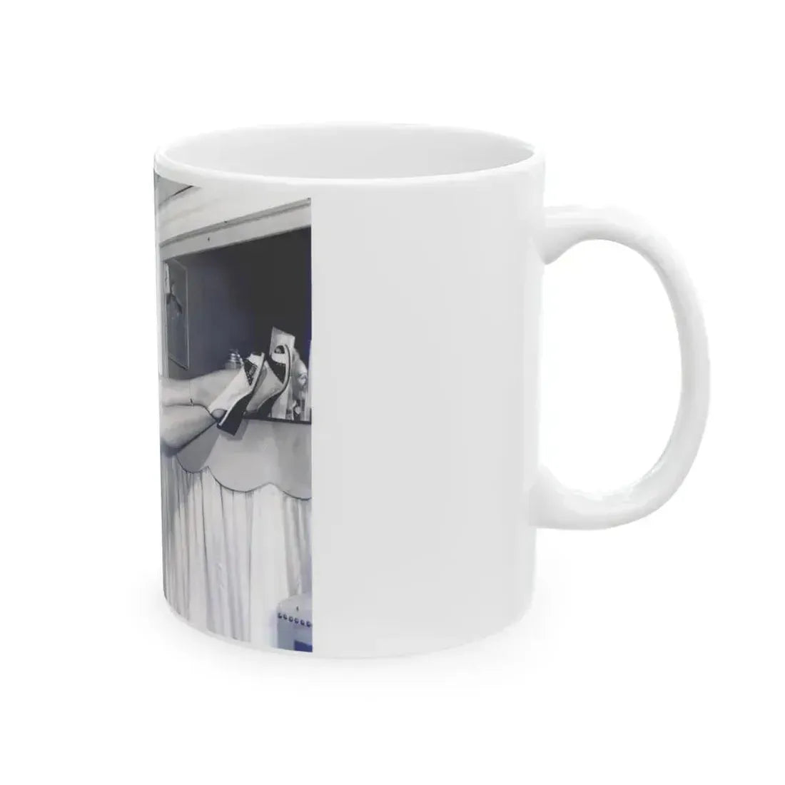Adele Jergens #50 (Vintage Female Icon) White Coffee Mug - Go Mug Yourself