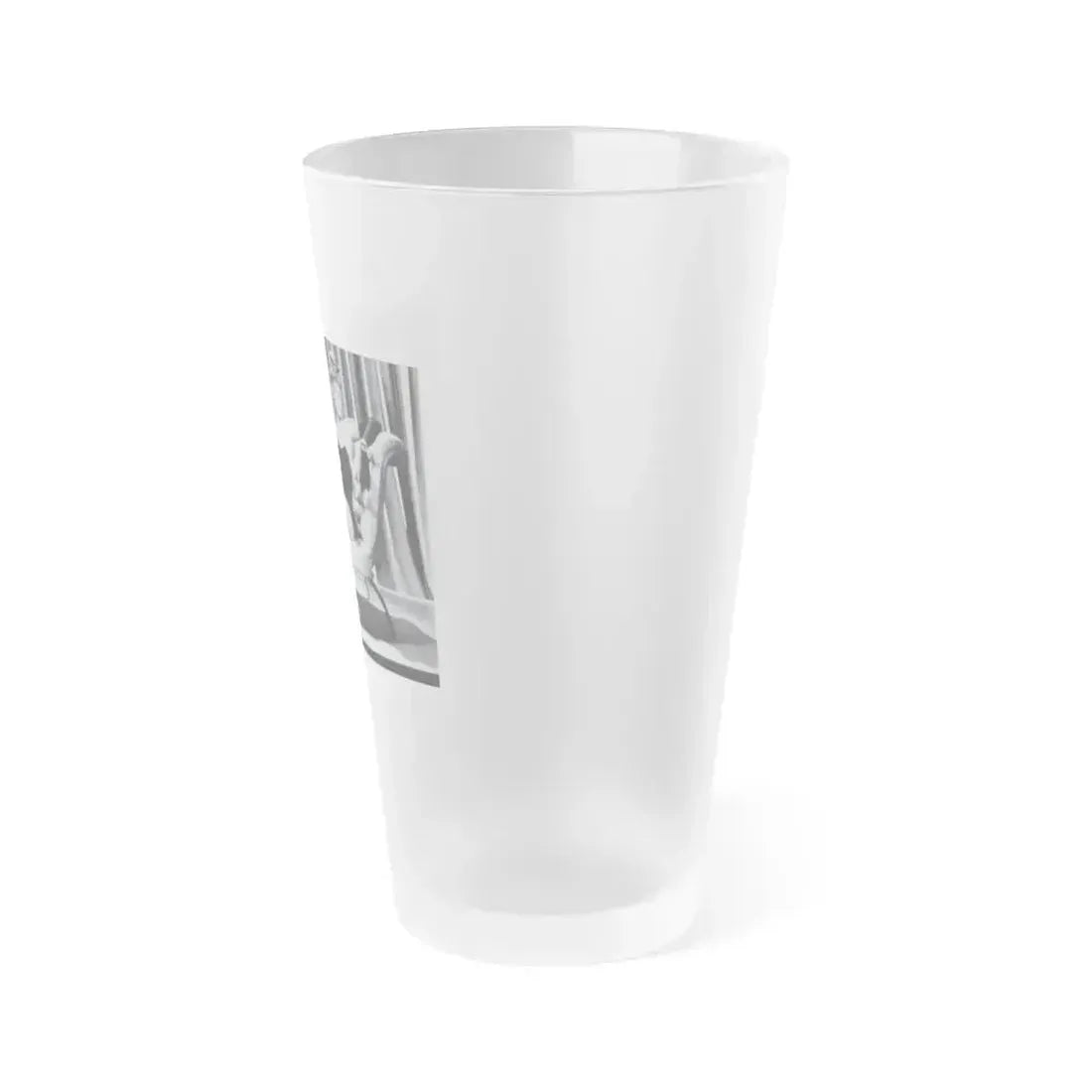 Adele Jergens #63 (Vintage Female Icon) Frosted Pint Glass 16oz - Go Mug Yourself