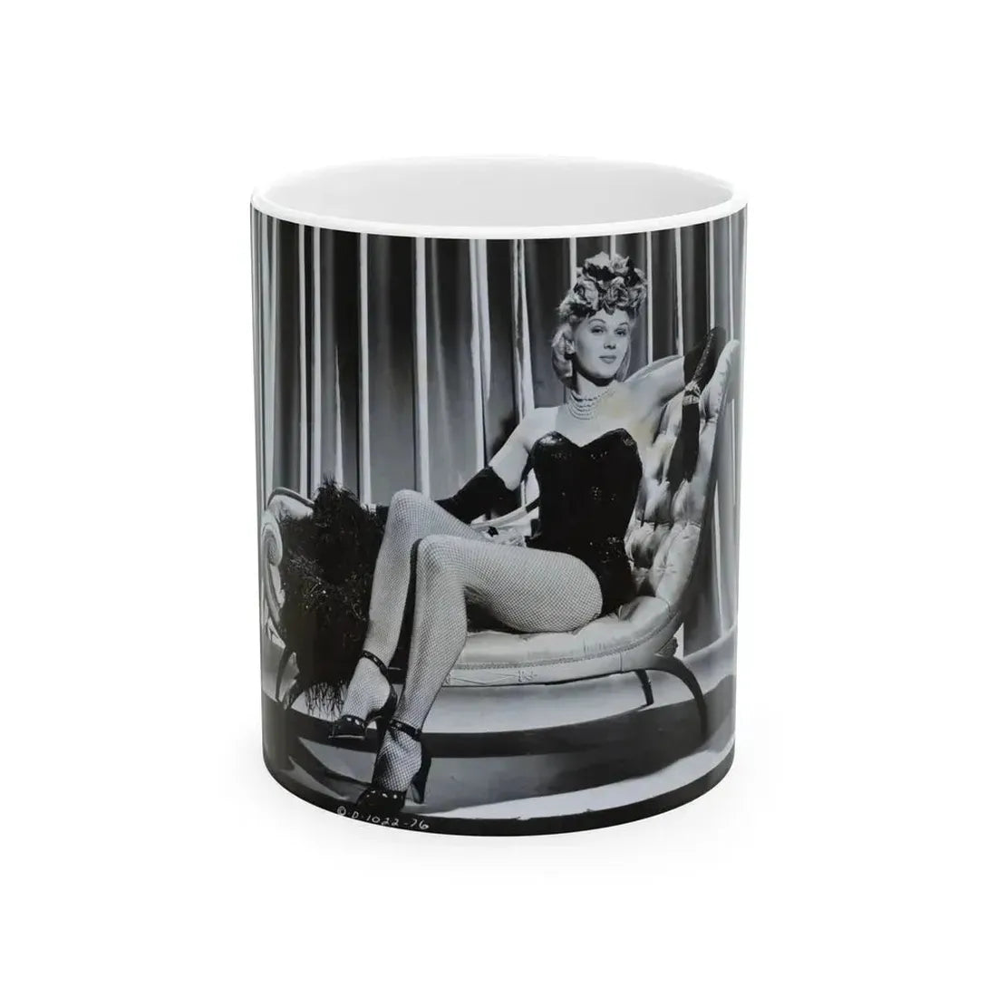 Adele Jergens #63 (Vintage Female Icon) White Coffee Mug 11oz - Go Mug Yourself