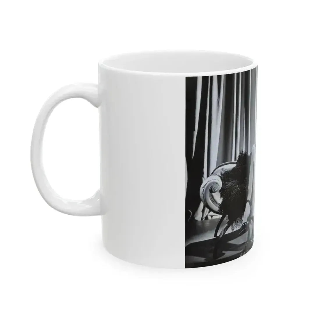Adele Jergens #63 (Vintage Female Icon) White Coffee Mug - Go Mug Yourself