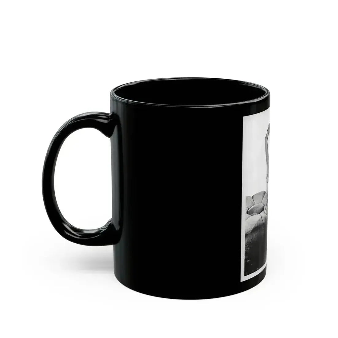 Adele Jergens #68 (Vintage Female Icon) Black Coffee Mug - Go Mug Yourself