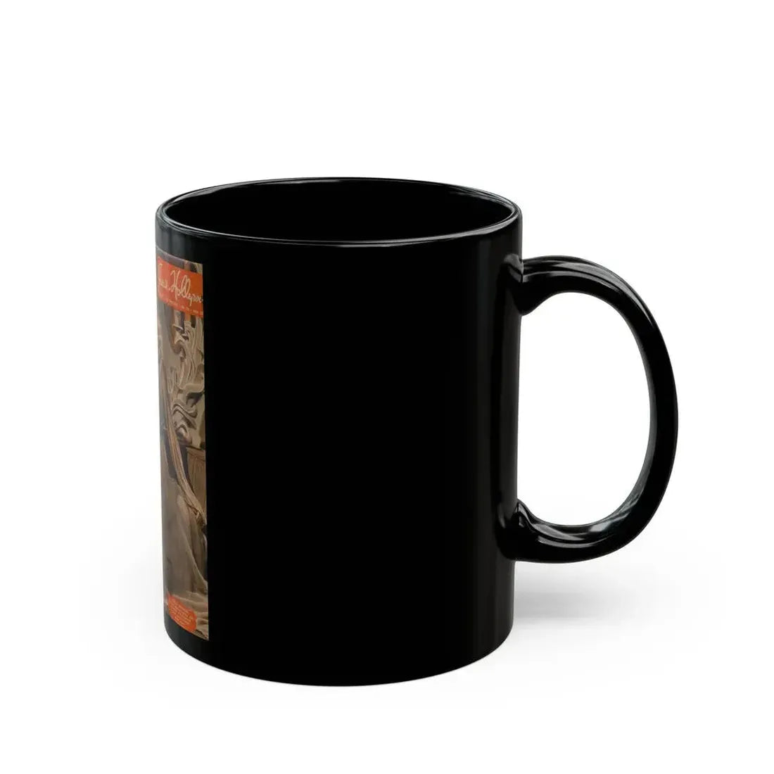 Adele Jergens #74 - Mag. Cover (Vintage Female Icon) Black Coffee Mug - Go Mug Yourself