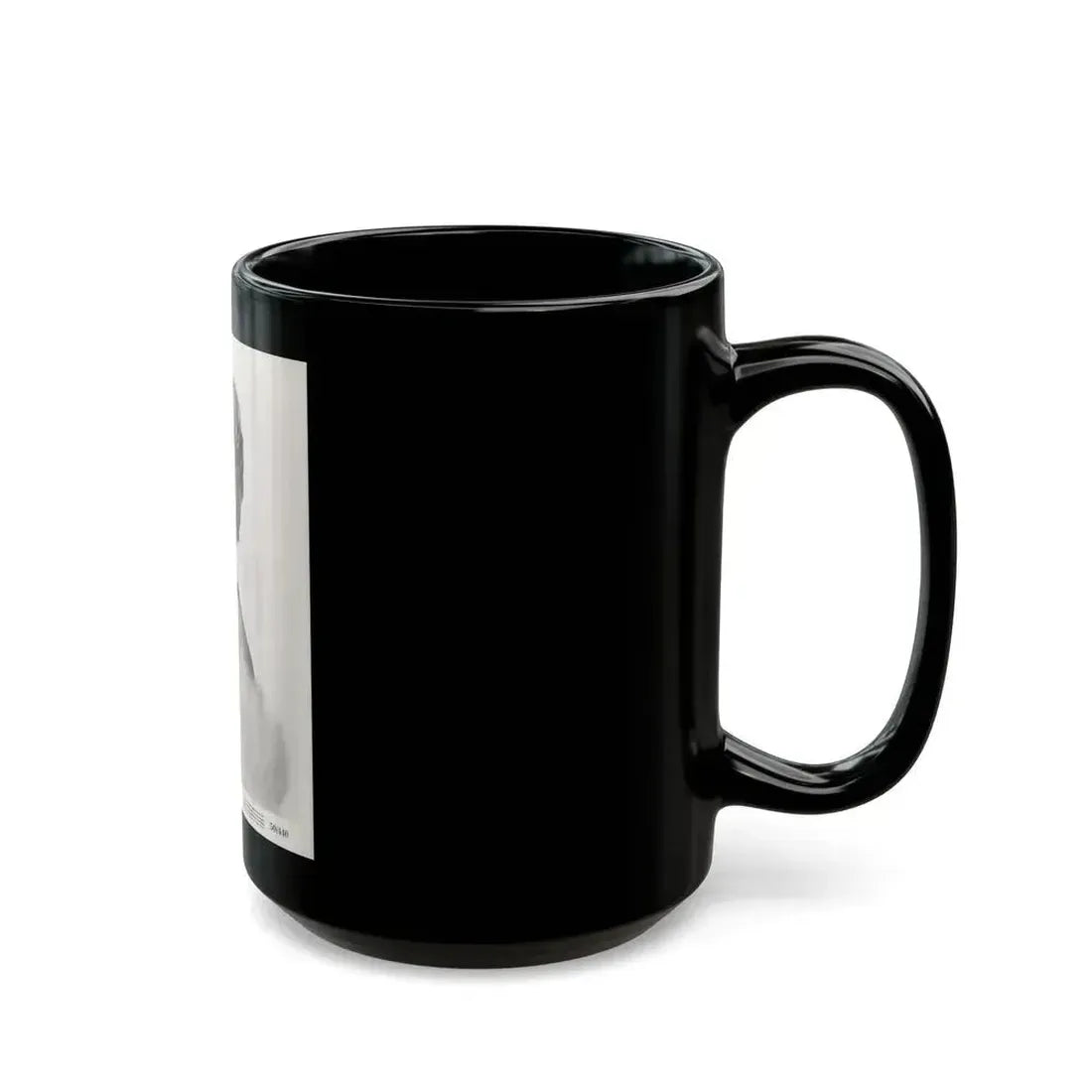 Adele Jergens #84 (Vintage Female Icon) Black Coffee Mug - Go Mug Yourself