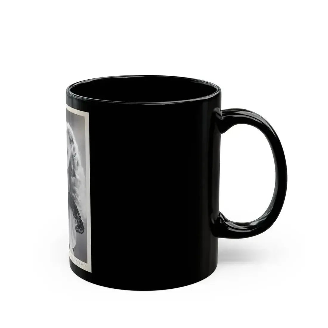 Adele Jergens #92 (Vintage Female Icon) Black Coffee Mug - Go Mug Yourself