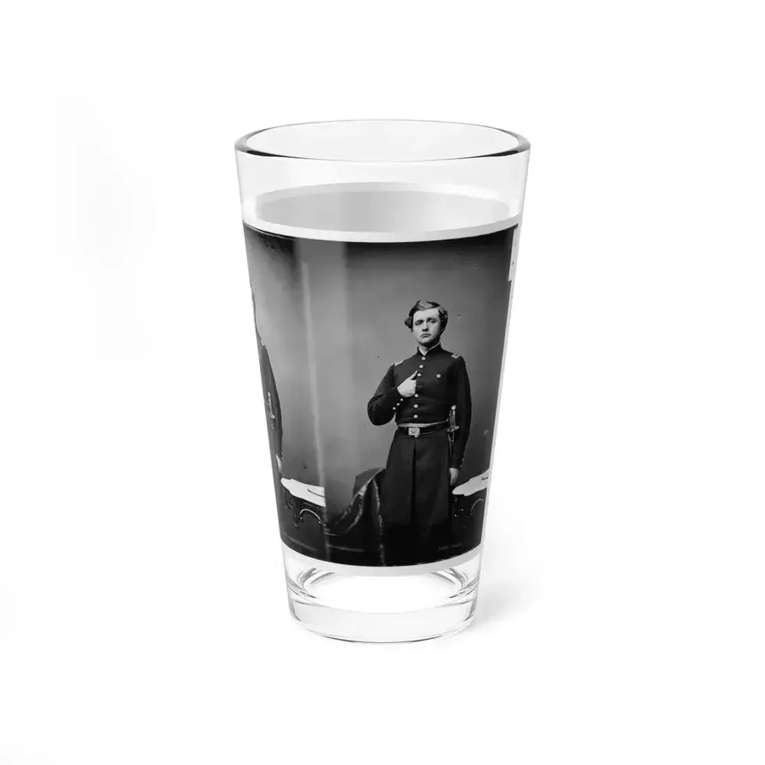 Adj. L.C. Parmalee, 2nd U.S. Sharpshooter (U.S. Civil War) Pint Glass 16oz - Go Mug Yourself