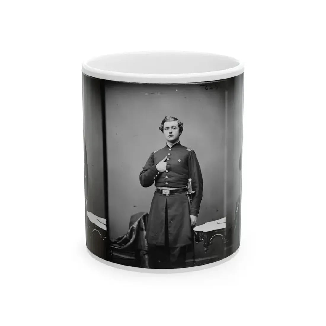 Adj. L.C. Parmalee, 2nd U.S. Sharpshooter (U.S. Civil War) White Coffee Mug 11oz - Go Mug Yourself