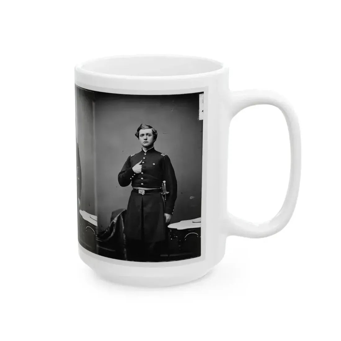 Adj. L.C. Parmalee, 2nd U.S. Sharpshooter (U.S. Civil War) White Coffee Mug - Go Mug Yourself