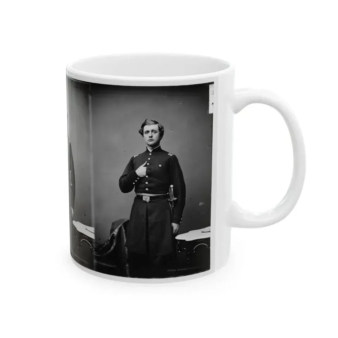 Adj. L.C. Parmalee, 2nd U.S. Sharpshooter (U.S. Civil War) White Coffee Mug - Go Mug Yourself