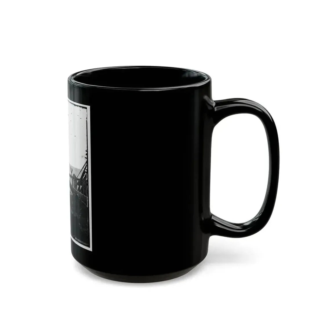 Adm. David D. Porter, Lt. Commander, On Deck Of U.S. Steamship Fulton. (U.S. Civil War) Black Coffee Mug - Go Mug Yourself