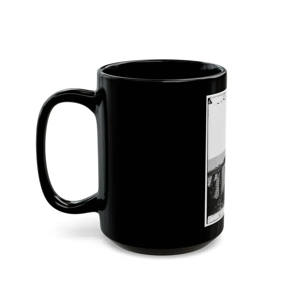 Adm. David D. Porter, Lt. Commander, On Deck Of U.S. Steamship Fulton. (U.S. Civil War) Black Coffee Mug - Go Mug Yourself