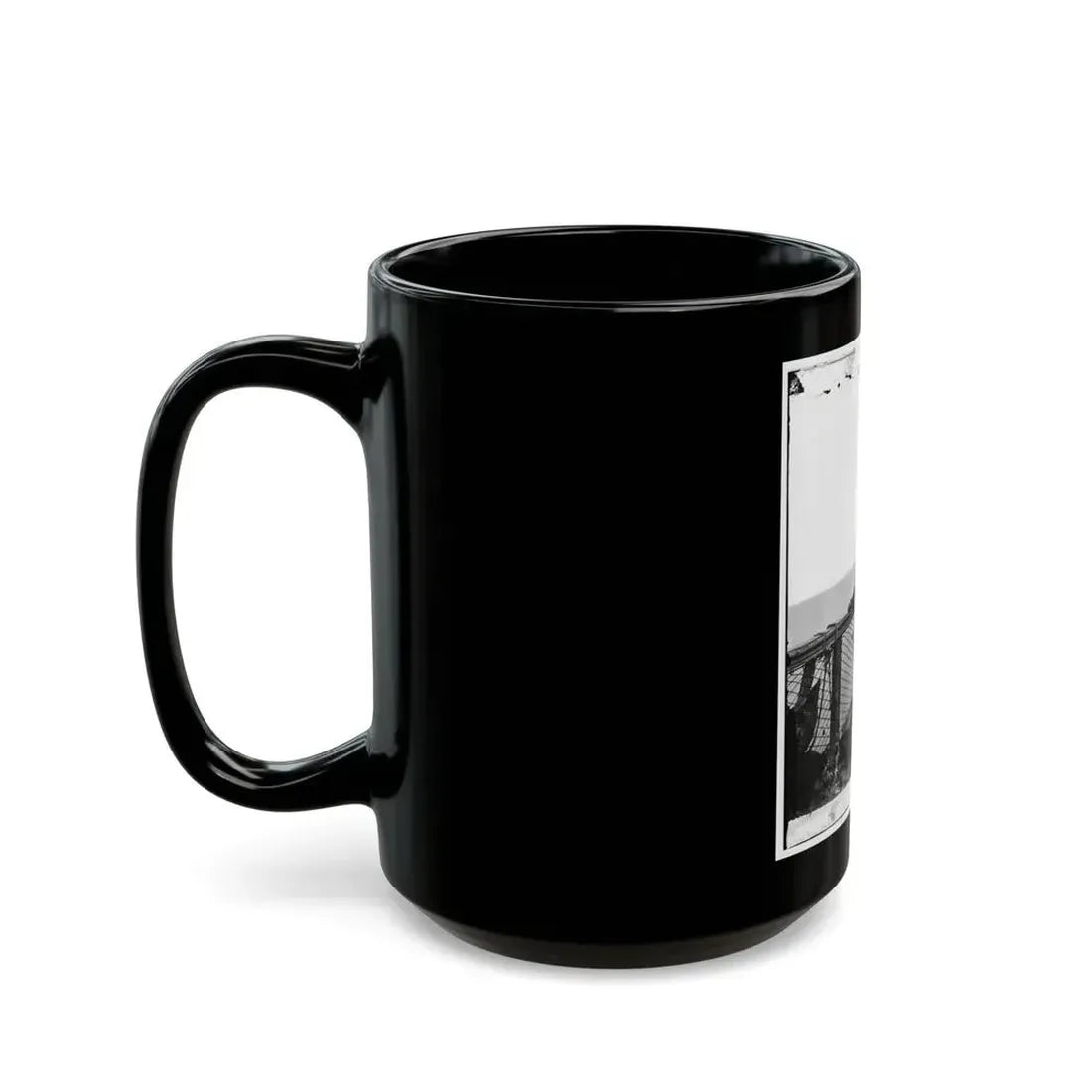 Adm. David D. Porter, Lt. Commander, On Deck Of U.S. Steamship Fulton. (U.S. Civil War) Black Coffee Mug - Go Mug Yourself