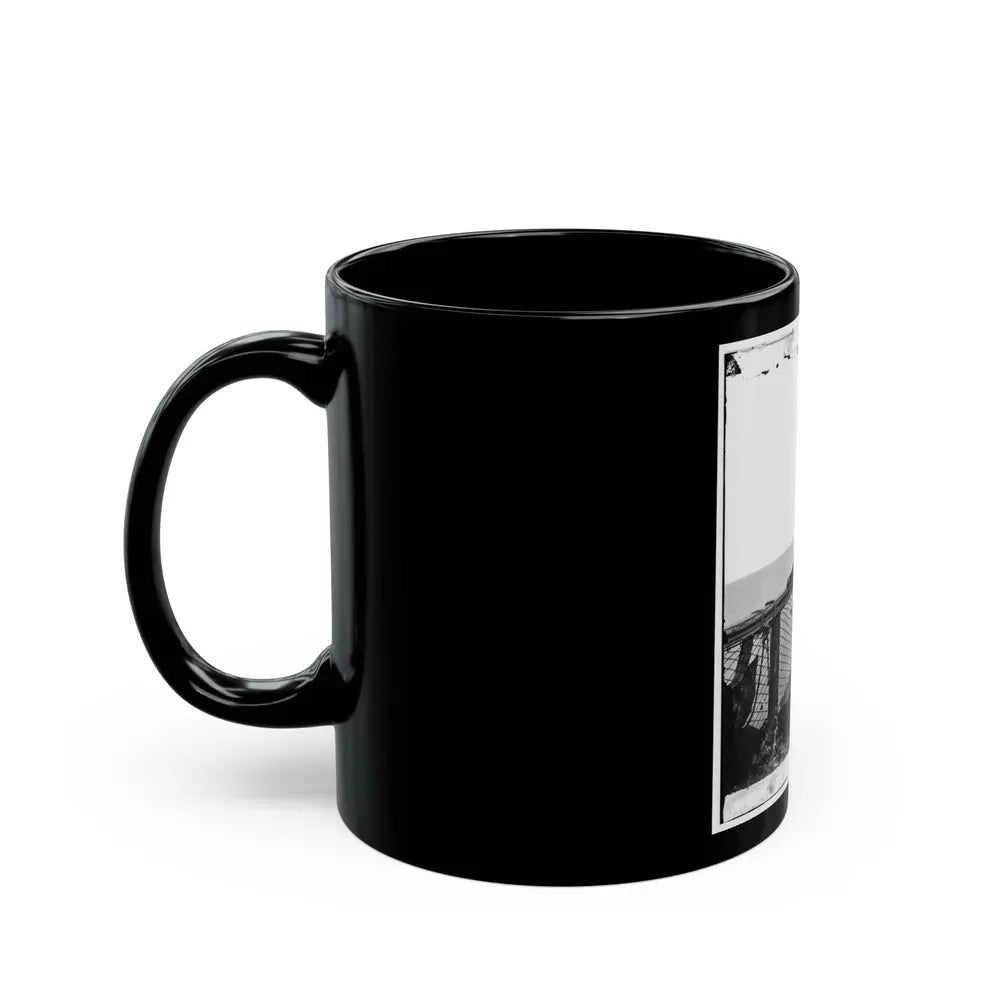 Adm. David D. Porter, Lt. Commander, On Deck Of U.S. Steamship Fulton. (U.S. Civil War) Black Coffee Mug - Go Mug Yourself
