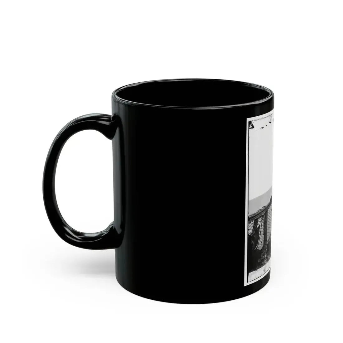 Adm. David D. Porter, Lt. Commander, On Deck Of U.S. Steamship Fulton. (U.S. Civil War) Black Coffee Mug - Go Mug Yourself