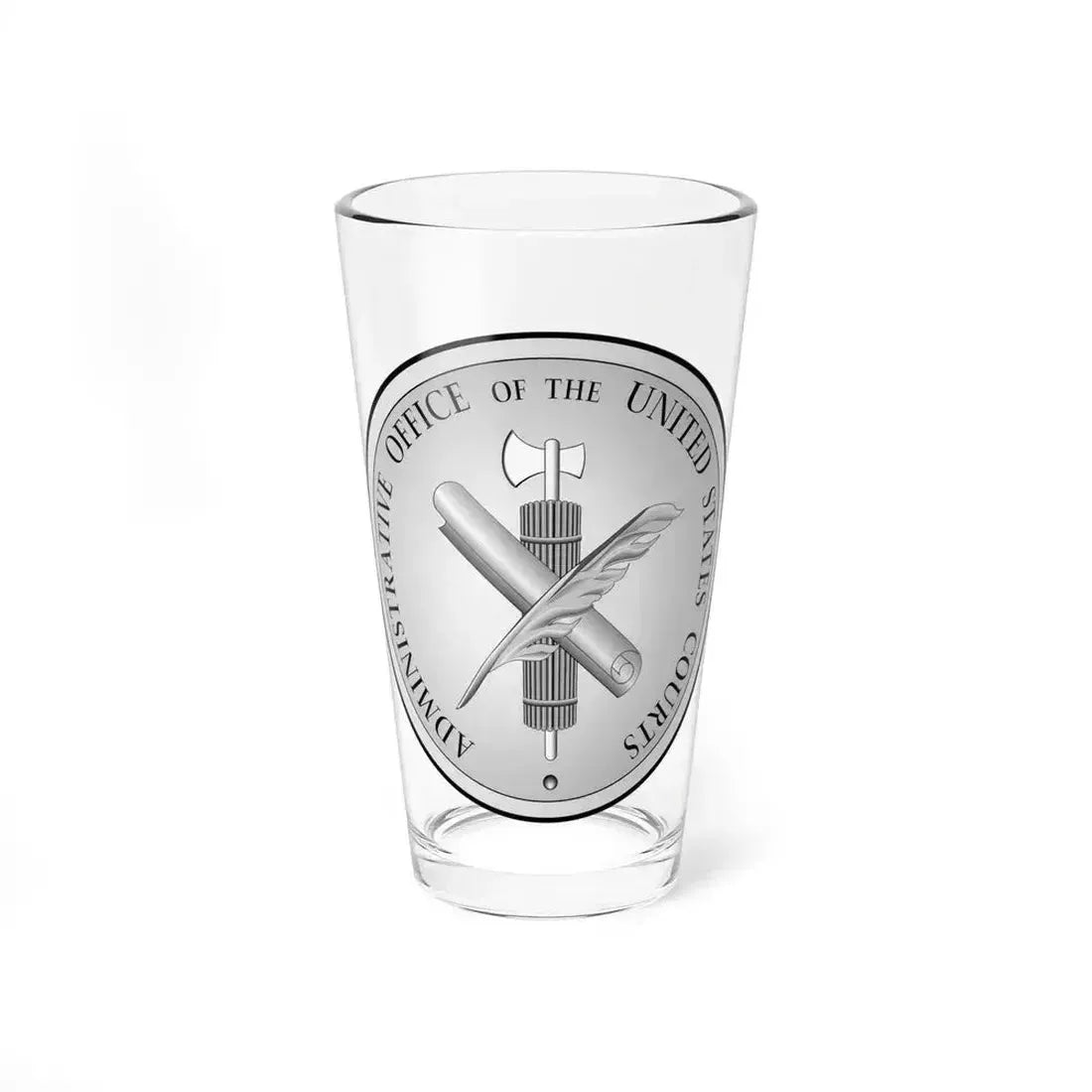 Administrative Office of the United States Courts - Pint Glass 16oz 16oz - Go Mug Yourself