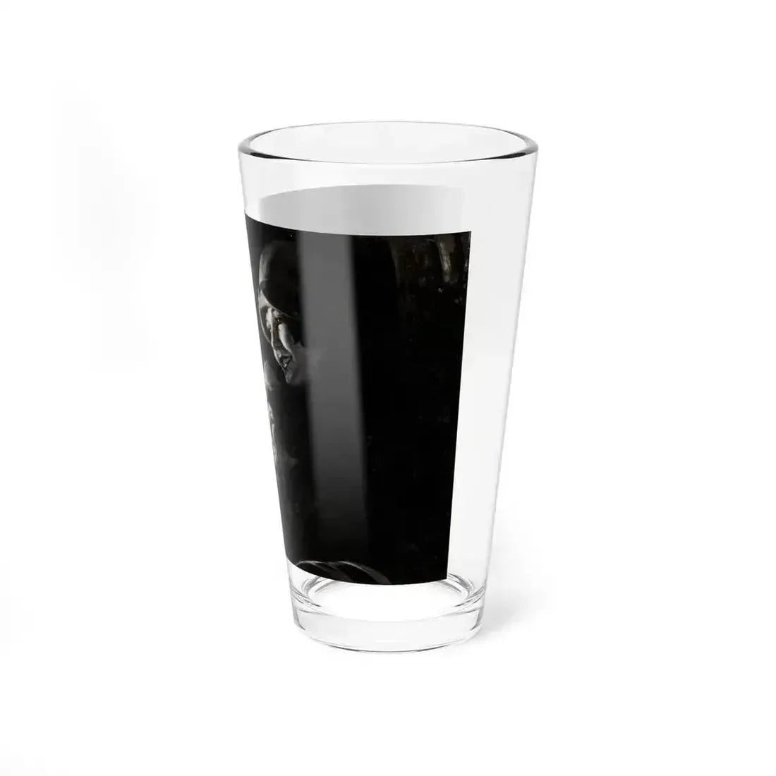 Admiring the Hood Ornament, car ad illustration (Magazine Illustration) Pint Glass 16oz - Go Mug Yourself