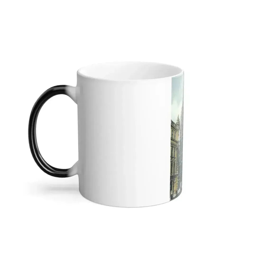 Adolf Hitler (1889-1945) St Stephen's Cathedral in Vienna - Watercolor on paper 1910 - Color Changing Mug 11oz - Go Mug Yourself