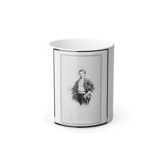 Adolph Metzner, Union Officer in the 32Nd Indiana Regiment, Full-Length Portrait, Standing, Facing Front (U.S. Civil War) Color Changing Coffee Mug 11oz Default Title - Go Mug Yourself