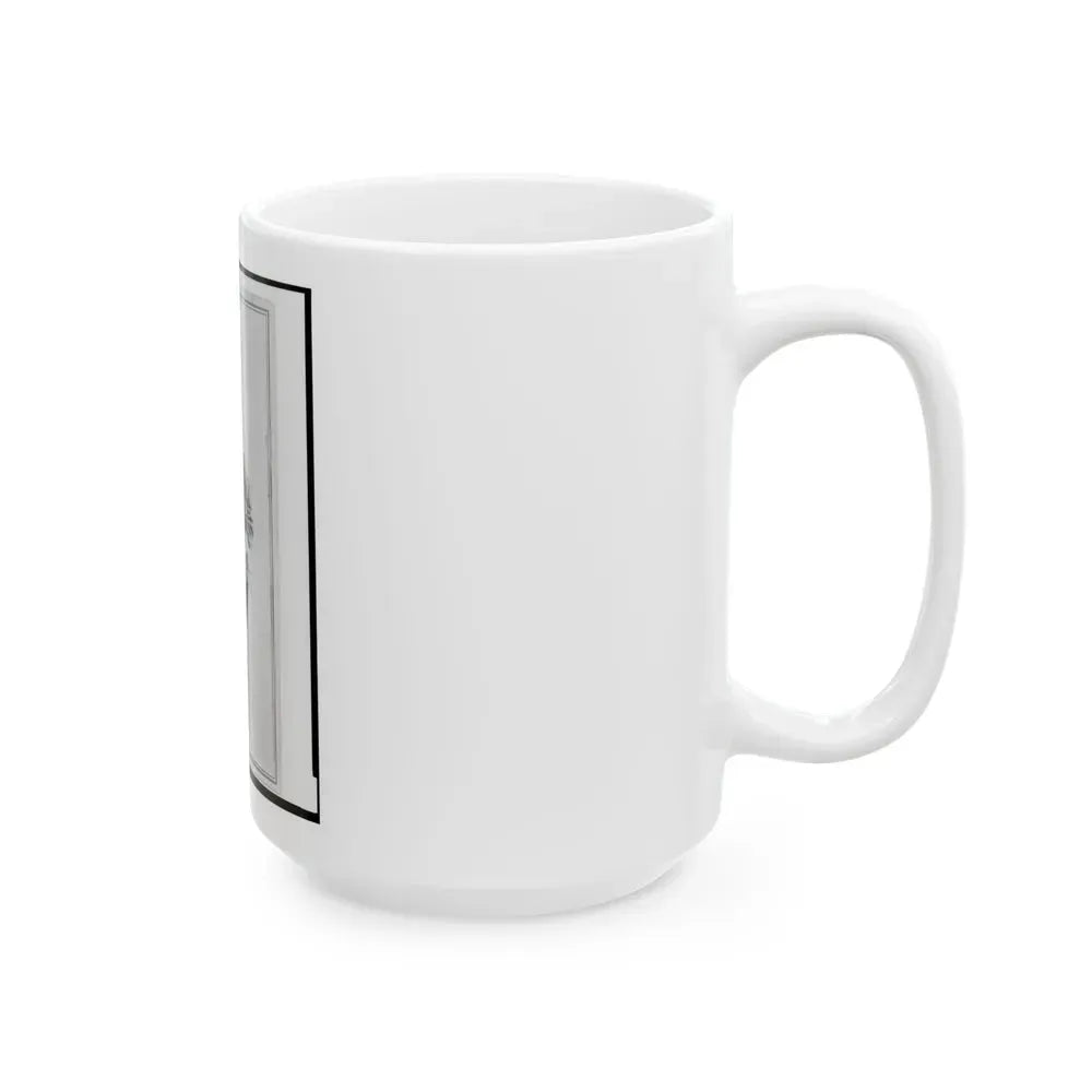 Adolph Metzner, Union Officer In The 32nd Indiana Regiment, Full-Length Portrait, Standing, Facing Front (U.S. Civil War) White Coffee Mug - Go Mug Yourself