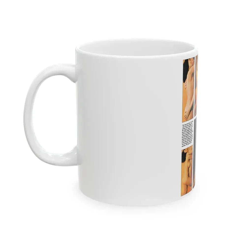 Adrienne Barbeau #01 - Nude Pictorial (Vintage Female Icon) White Coffee Mug - Go Mug Yourself