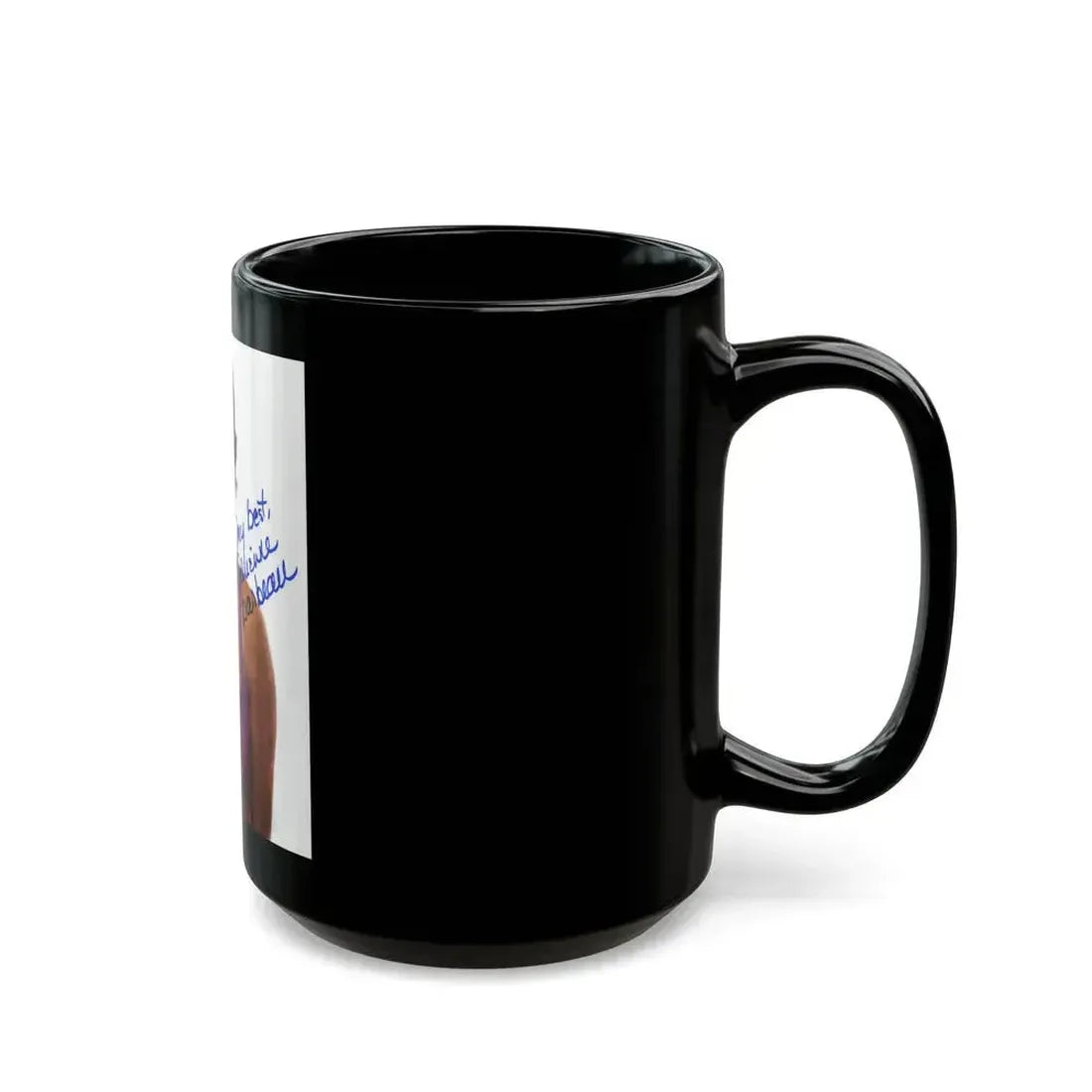 Adrienne Barbeau #07 (Vintage Female Icon) Black Coffee Mug - Go Mug Yourself