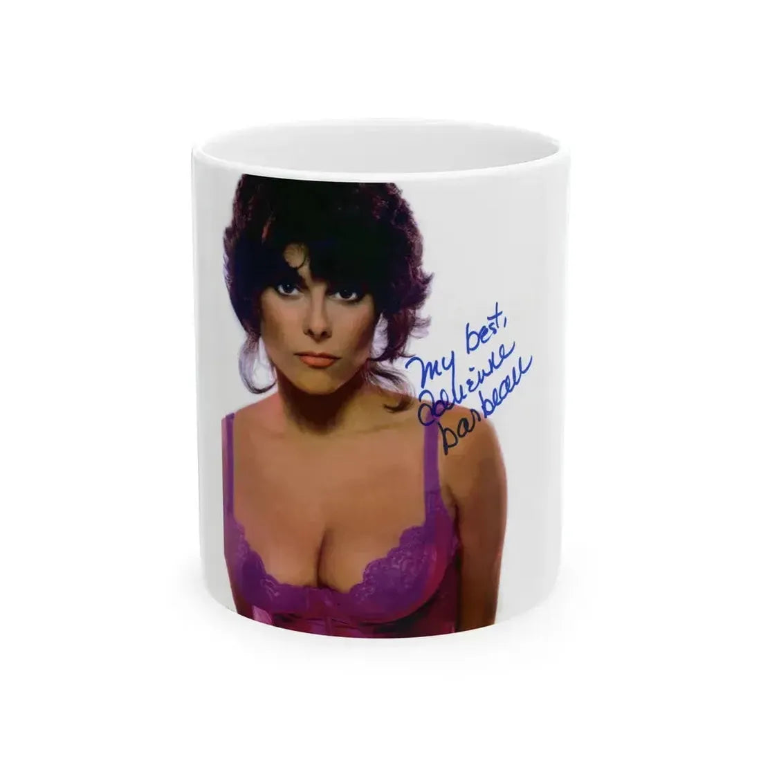 Adrienne Barbeau #07 (Vintage Female Icon) White Coffee Mug 11oz - Go Mug Yourself