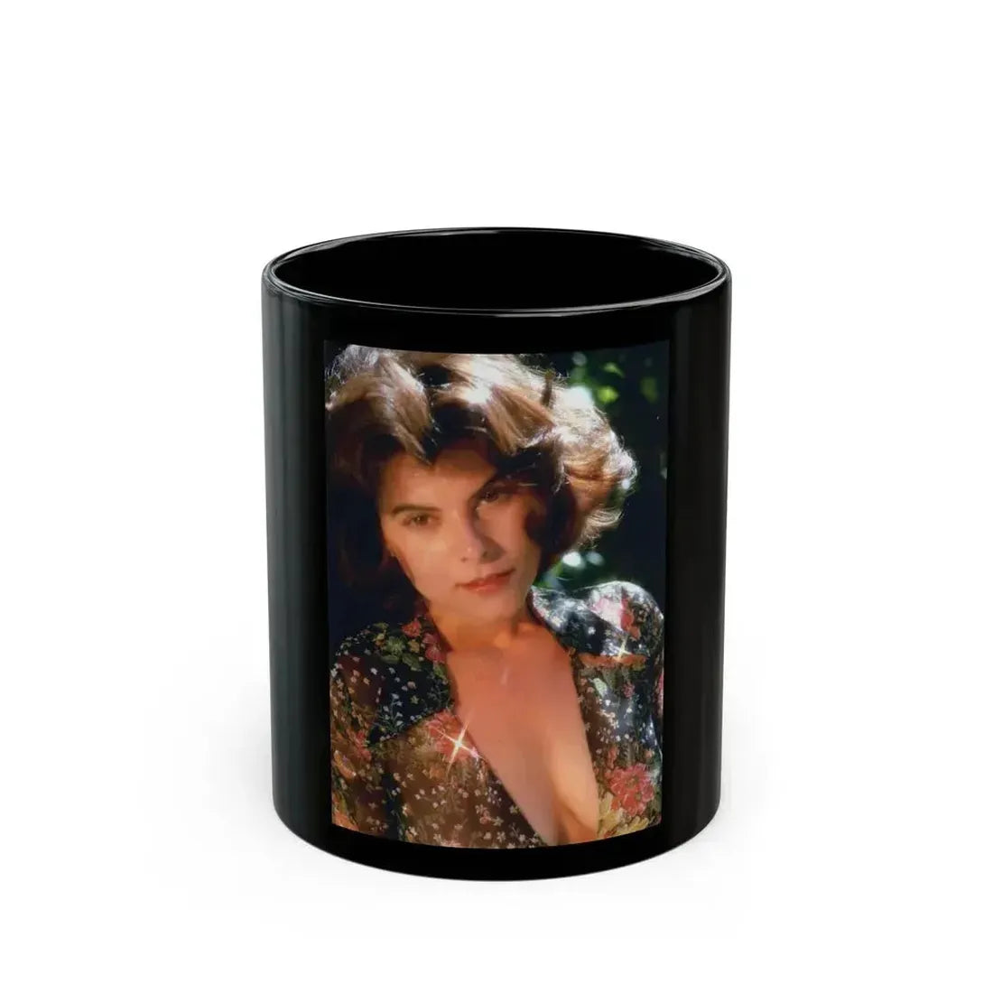 Adrienne Barbeau #13 (Vintage Female Icon) Black Coffee Mug 11oz - Go Mug Yourself