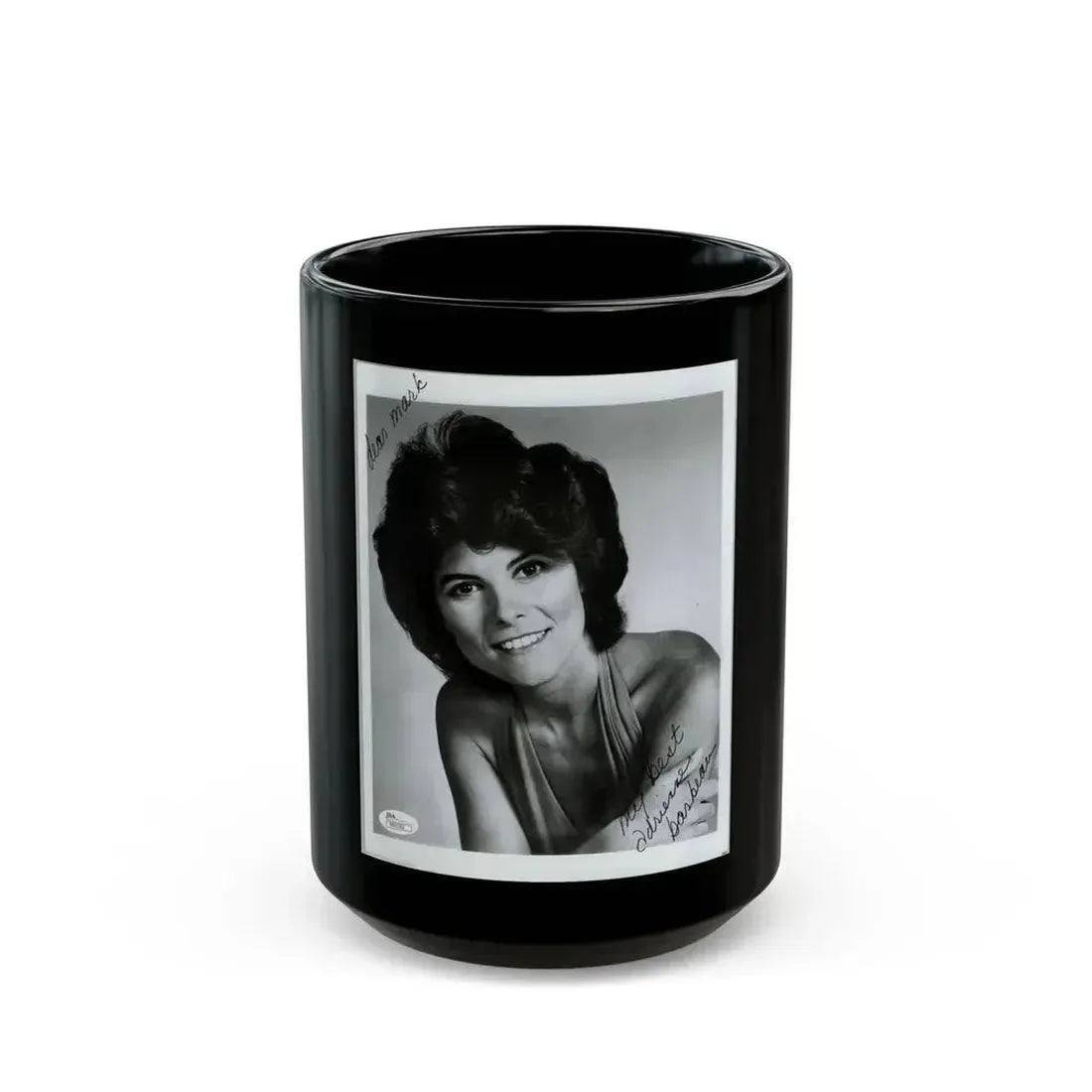 Adrienne Barbeau #33 (Vintage Female Icon) Black Coffee Mug 15oz - Go Mug Yourself