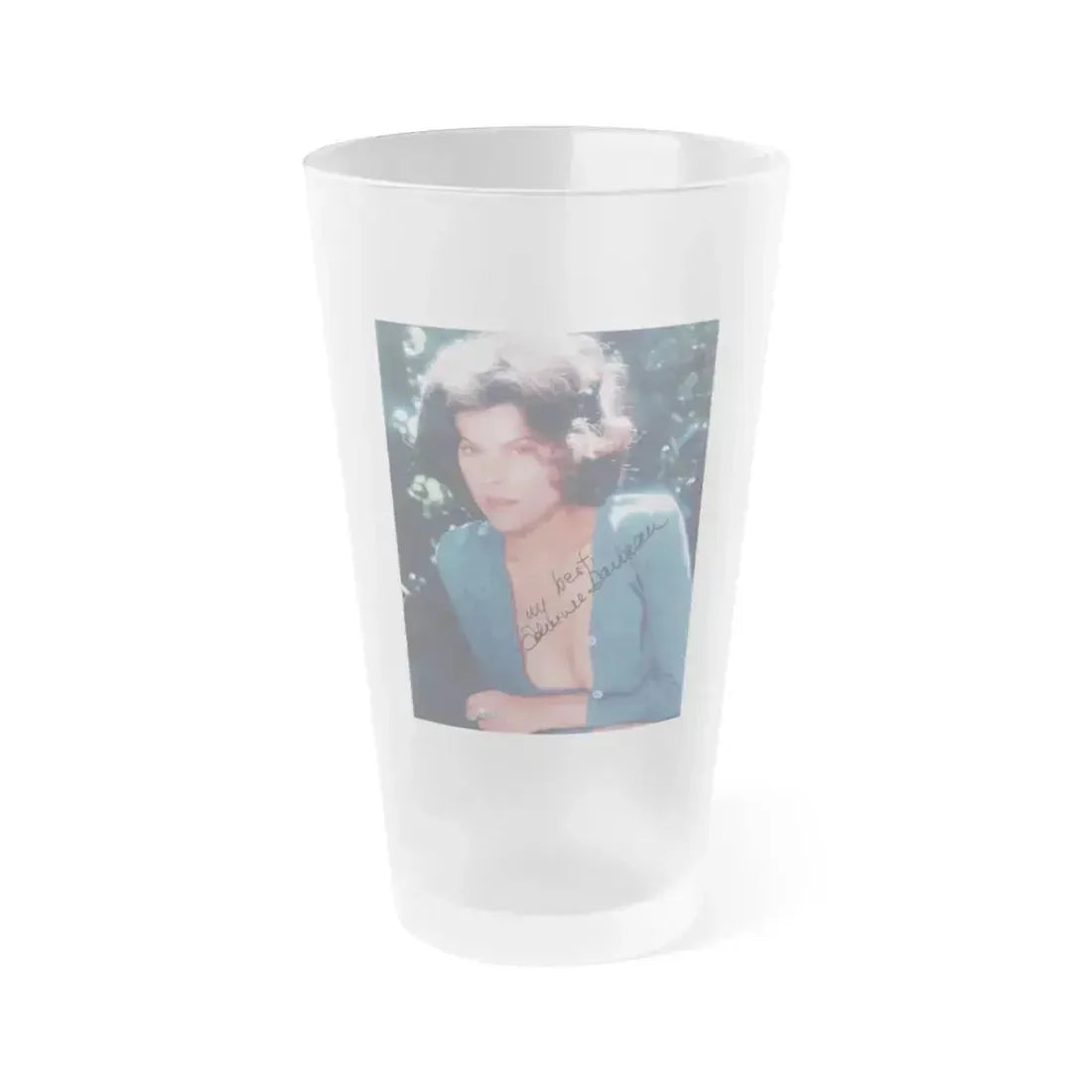 Adrienne Barbeau #38 (Vintage Female Icon) Frosted Pint Glass 16oz 16oz Frosted - Go Mug Yourself