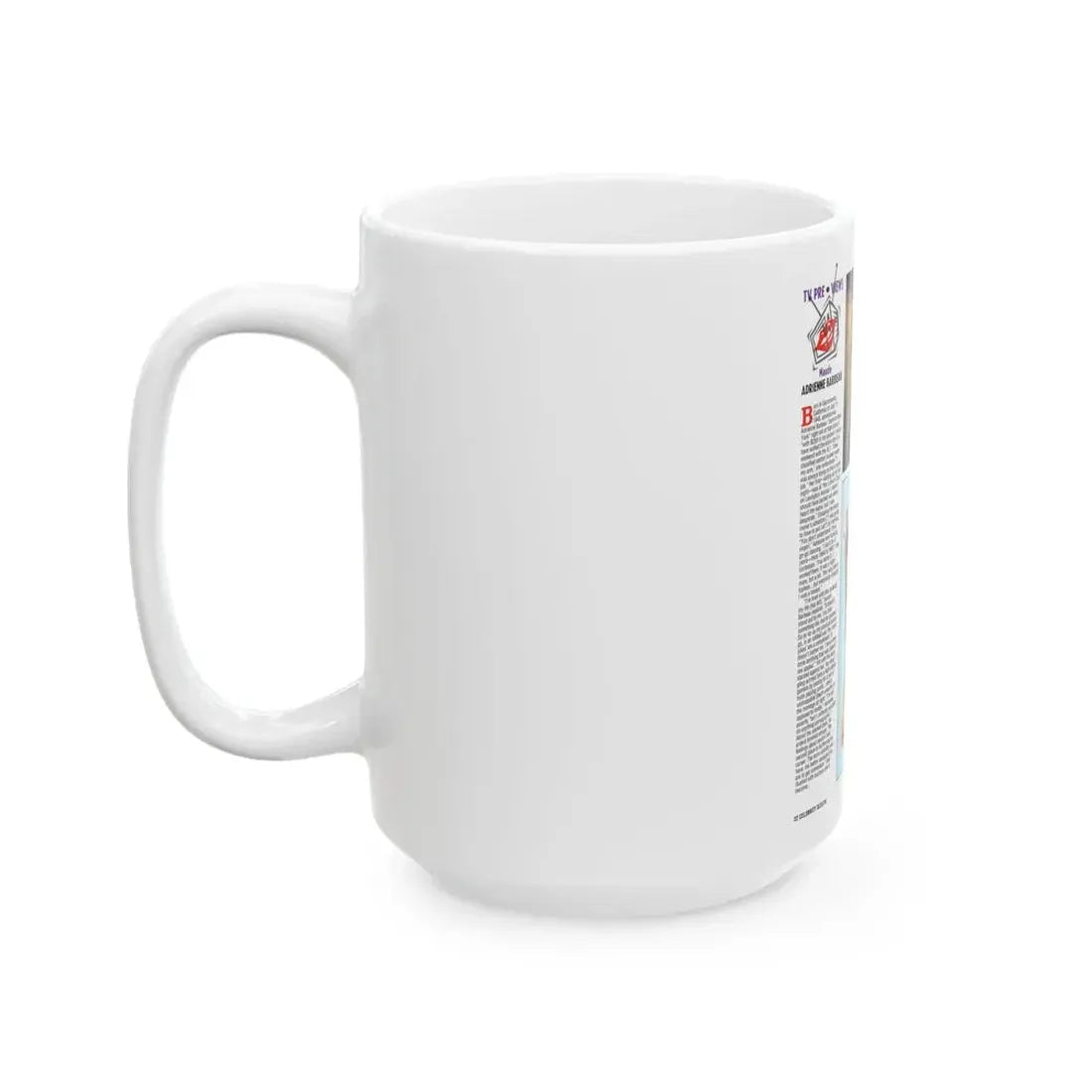 Adrienne Barbeau #47 - Topless Mag. Spread (Vintage Female Icon) White Coffee Mug - Go Mug Yourself