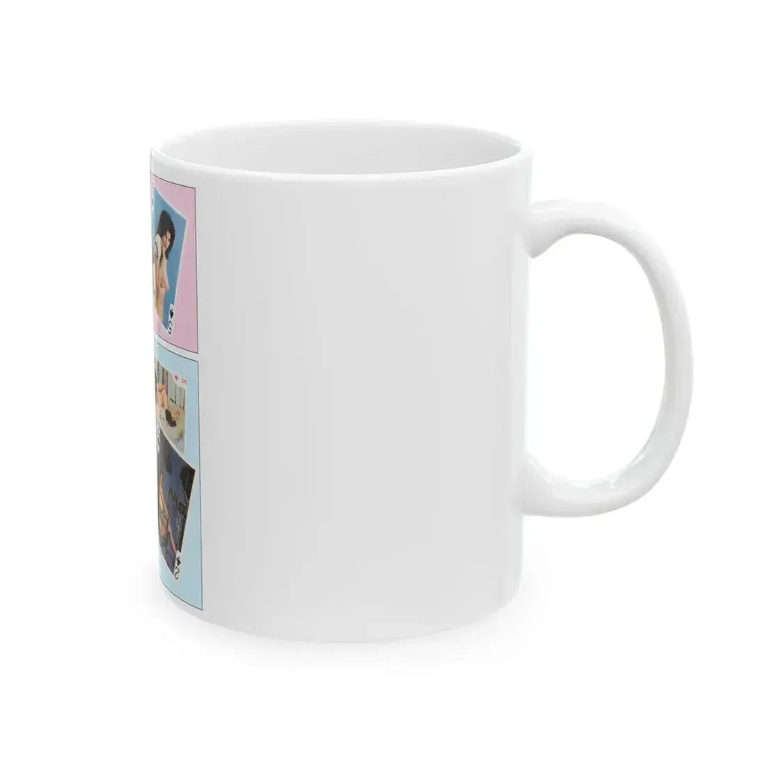 Adrienne Barbeau #47 - Topless Mag. Spread (Vintage Female Icon) White Coffee Mug - Go Mug Yourself