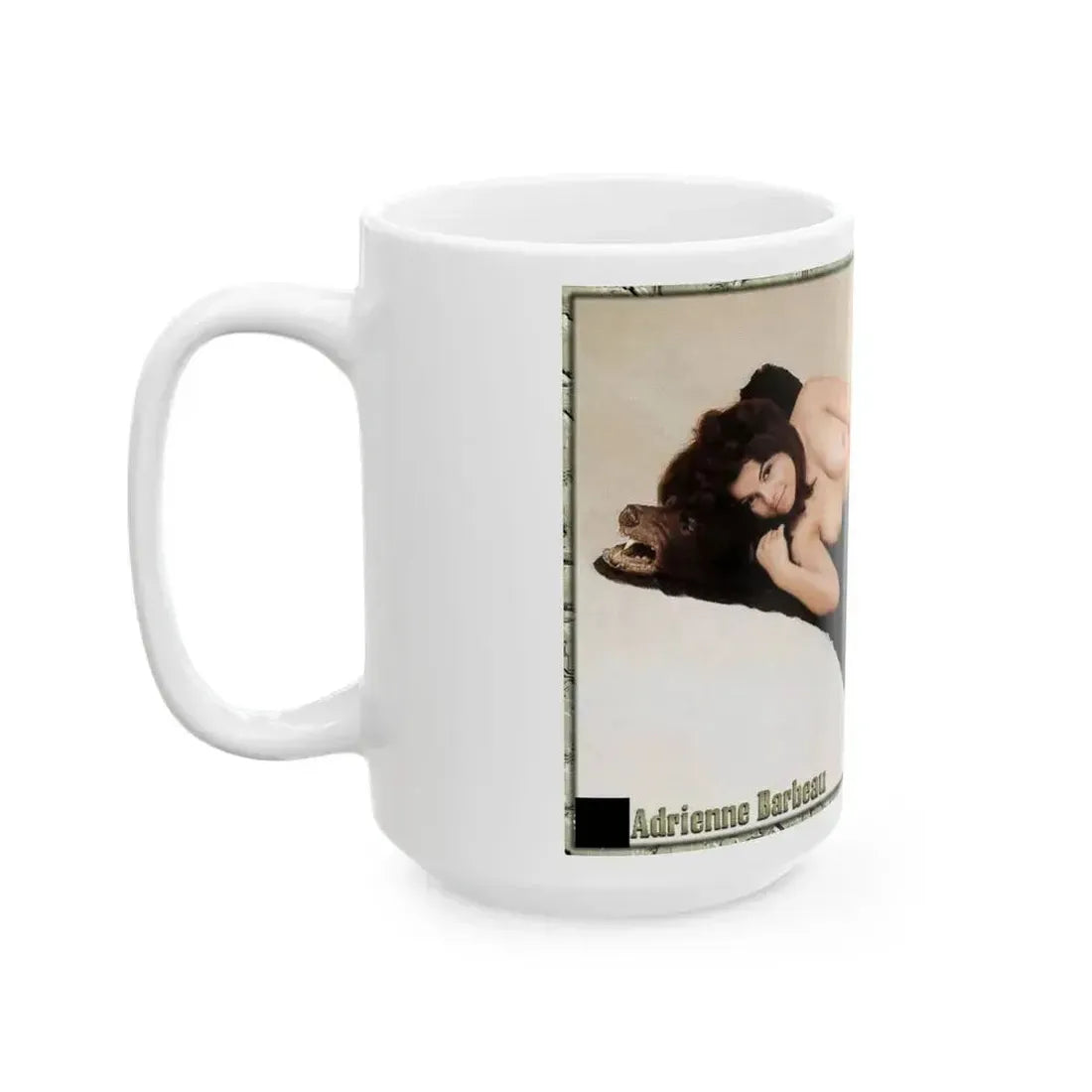 Adrienne Barbeau #50 - Topless (Vintage Female Icon) White Coffee Mug - Go Mug Yourself
